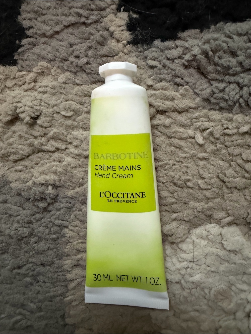 L'Occitane Barbotine Hand Cream - Green & White Tube